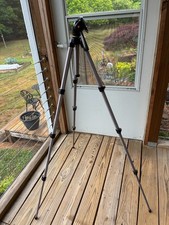 Manfrotto 390 Series MK394-H Aluminum Tripod w/ Quick Release and carry bag
