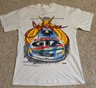 2001 Mens M Jersey NHRA John Force 10x Signed Castrol GTX Racing White T Shirt