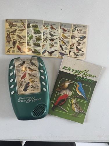 Birdsong Identiflyer Handheld Device +5 Cards Bird Sound Identifier Tested/Works