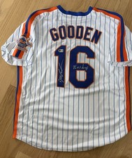 Dwight Gooden Autographed Mets Pinstripe Cust...