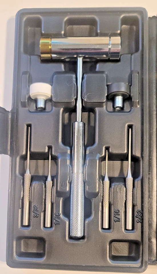 Juego de punzones y punzones Wiregear martillos con cabezales desmontables Foto 4 de 4