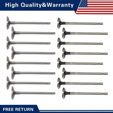 16 PCS Exhaust Intake Valve Kit Fits 1995-2010 Chrysler Dodge Jeep 2.4L DOHC 16V