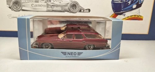 NEO MODELS - BUICK LA SABRE ESTATE WAGON METALIC RED- 1:43 SCALE RESIN MODEL CAR