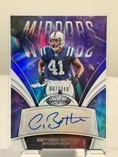 2025 Panini Certified Antoine Bethea Mirrors Auto Purple 7/149 Indianapolis 