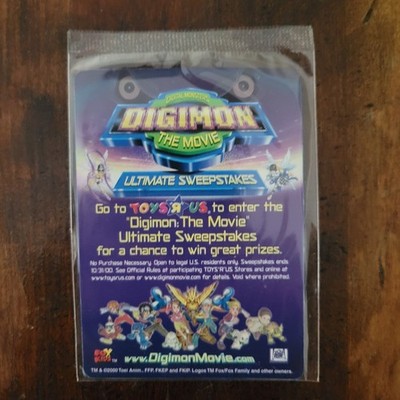 Digimon The Movie Ultimate Sweepstakes Promo Cards Toys R Us 2000 Sealed  Lot 5 | eBay