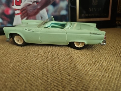 Ford T-Bird 1955 verde AMT convertible de 2 puertas fricción Thunderbird coche promocional - Imagen 23 de 23