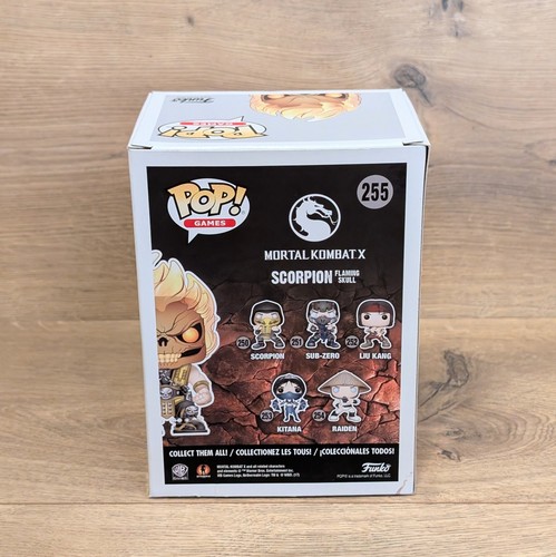 Funko Pop! Spiele Mortal Kombat X Scorpion Flaming Skull #255 Hot Topic Exclusive - Bild 3 von 6