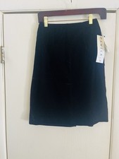 Vtg Deadstock 90s Velvet Whimsygoth Victorian Fairygoth Pencil Skirt S