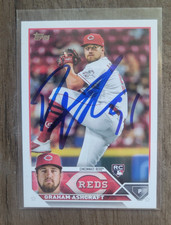Graham Ashcraft Signed 2023 Topps Series 1 Baseball Card #214 Reds