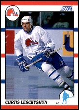 Curtis Leschyshyn 1990-91 Score American RC Quebec Nordiques #92 Rookie