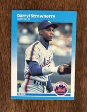 1987 Fleer - DARRYL STRAWBERRY #23 - New York Mets (ST)