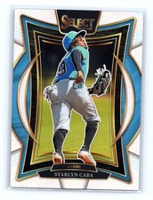 2025 Panini Select Starlyn Caba #39 Silver Prizms Miami Marlins