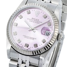 Rolex Datejust 31mm Light Purple Diamond Dial Jubilee Bracelet 68274 3