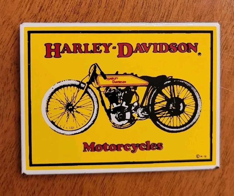 Harley Davidson Motorcycles Refrigerator Magnet