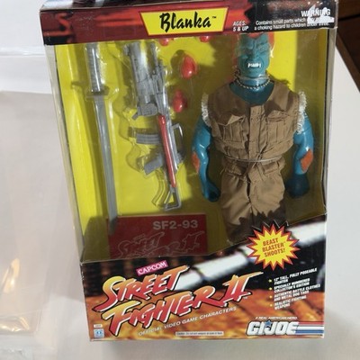 Blanka Street Fighter II 1993 12'' G.I. JOE COBRA MIB NEW Sealed #2