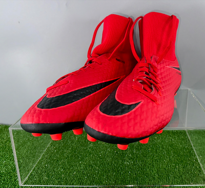 Nike Hypervenom Phelon III DF AG-PRO 917763-616 US10 UK9 Red boots