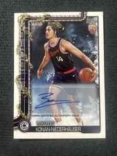 2025-26 Topps Holiday - Autographs Yanic Konan-Niederhauser #H190 (AU, RC)