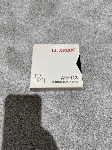 Luxman AH-113 6 Disc Magazinhalter schwarz Patrone mit Deckel