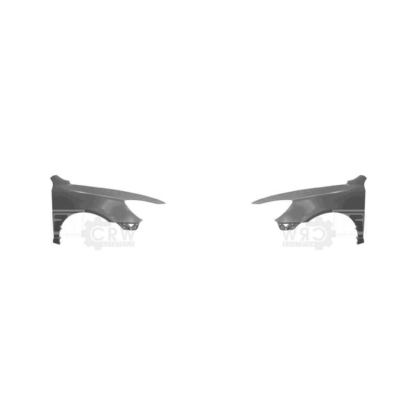 KotflüGel Set Vorne Links Rechts FüR Skoda Octavia Ii Bj. 01/09->>-image