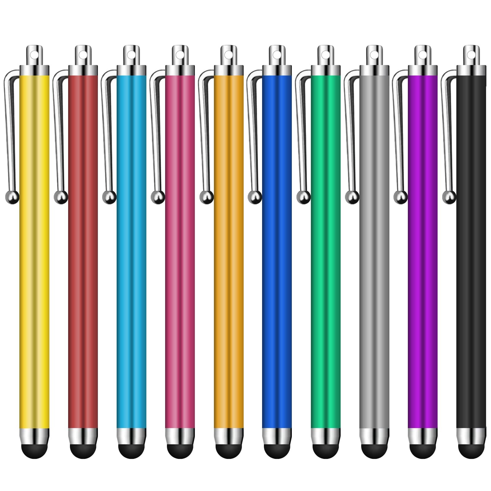 Jsdoin Stylus Pen [10 Pack] Universal Capacitive Touch Screen Pens for Black