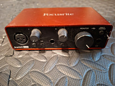Focusrite Scarlett Solo USB Audio Interface 2-Ch 24-bit/192kHz Phantom
