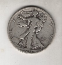 1933 P WALKING LIBERTY HALF DOLLAR 90% SILVER PHILADELPHIA .50¢ UNITED STATES