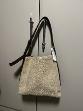 Marks & Spencer Collection Faux Leather Borg Braided Handle Shoulder Bag