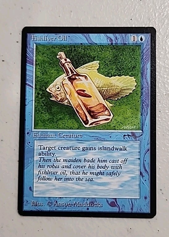 Fishliver Oil (Light) Arabian Nights Regular MTG 