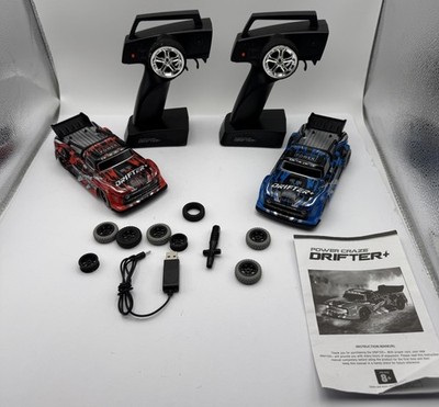 Power Craze Drifter+ Performance Drifting Two RC Cars High Speed 1:28 Scale-READ