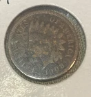 1908 S Indian Head Penny-  First Year Minted in San Francisco- Low Strike #