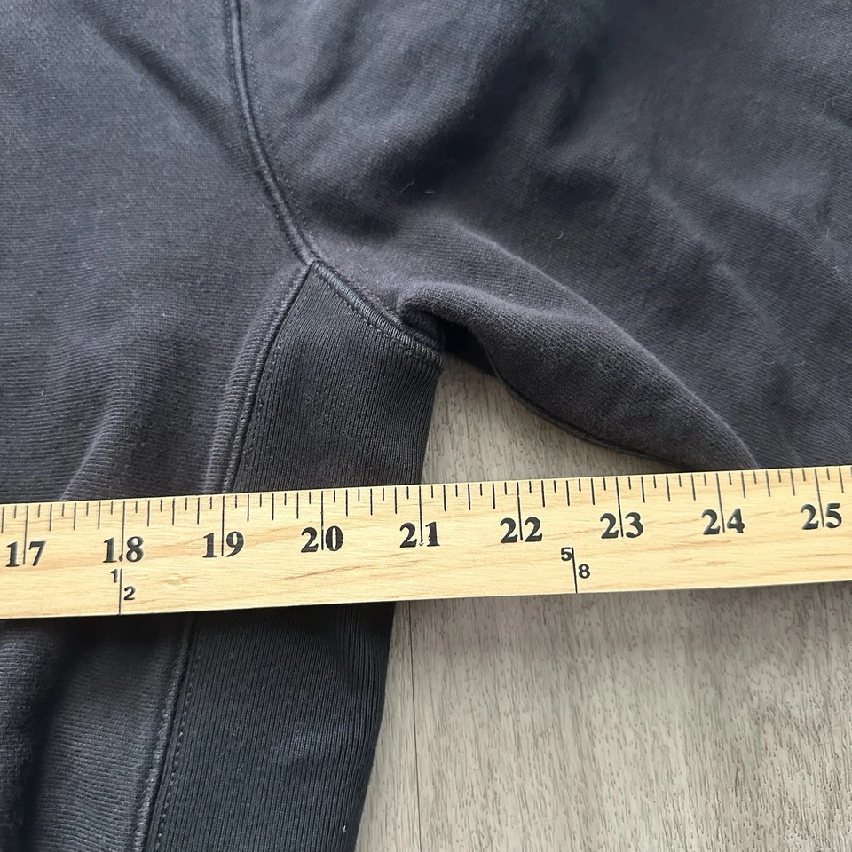 Vintage J. Sudadera con capucha estilo tejido inverso Crew Sportswear para hombre talla M Foto 4 de 4