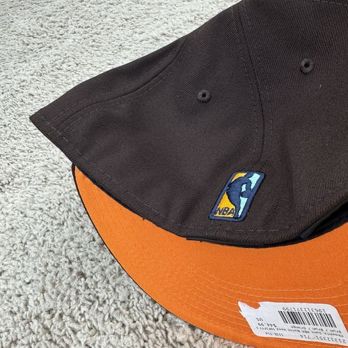 Phoenix Suns New Era 59FIFTY Hat Fitted 7 1/4 Burnt Wood Orange Mint NBA Cap NWT - Imagen 5 de 8