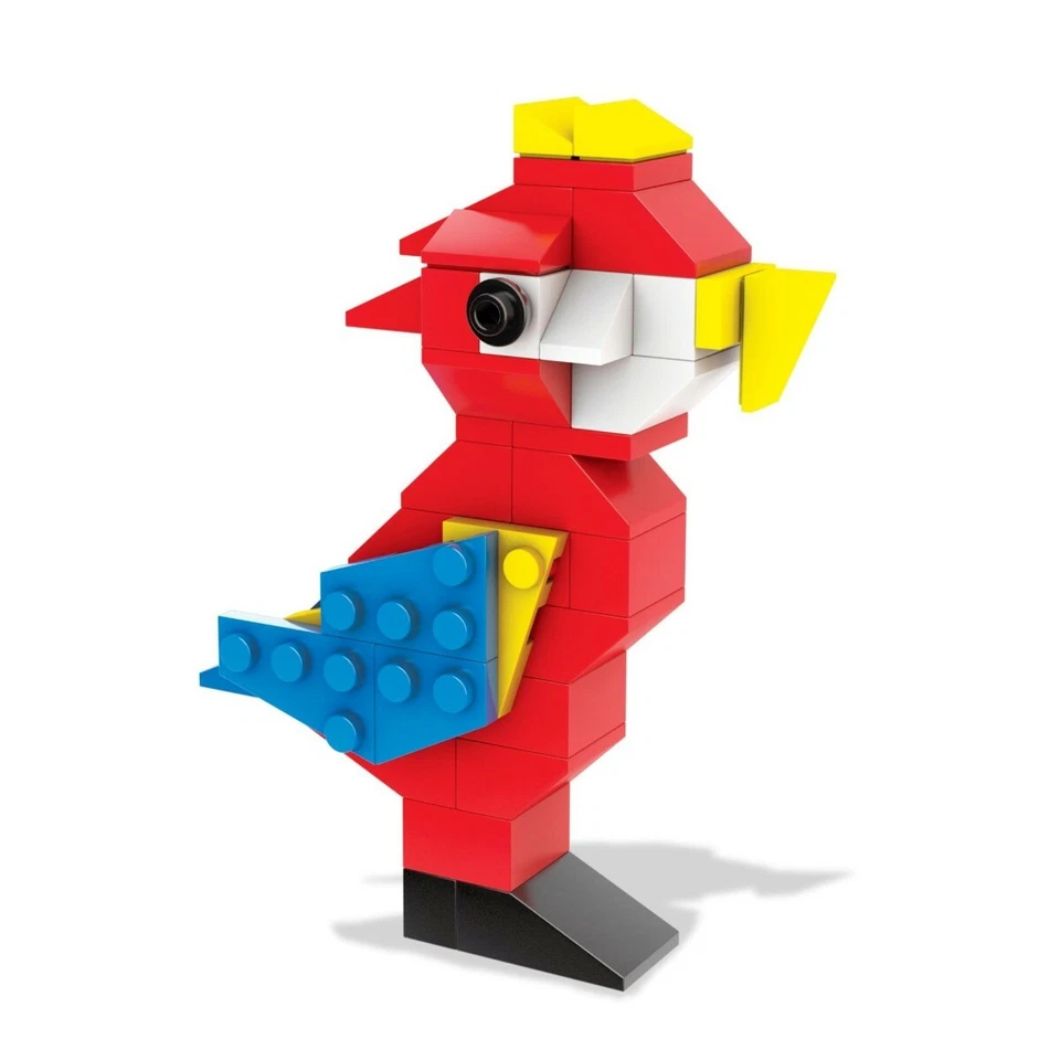 New Mega Construx 600 Pc Building Block Set Inventions Colorful Bricks Blocks  - Image 4 of 4