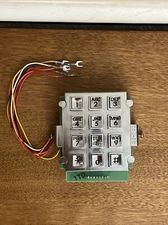 Vintage Payphone Keypad Part Assembly GS-7100 w/ oscillator circuit?