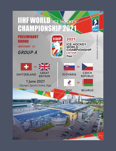 MATCHDAY PROGRAMMES IIHF ICEHOCKEY WORLD CHAMPIONSHIP 2021 LATVIA FAN ed - Picture 52 of 65