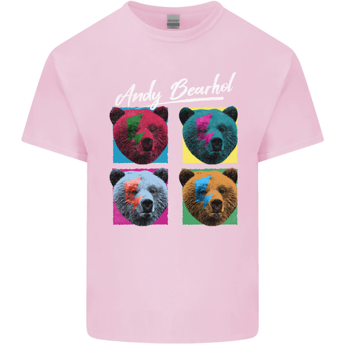 Andy Bearhol Divertido Oso Panda Parodia Arte Niños Camiseta Infantil - Imagen 18 de 53