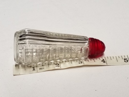 Sammlerstück Vintage Glas Salz oder Pfefferstreuer Einzelstück Retro Küche Dekor - Bild 8 von 9