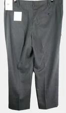 Perry Ellis Portfolio Men's Charcoal Luxury Performance Pant Size 40 x 29