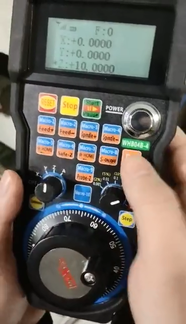 XHC WHB04B-4 Mach3 Wireless MPG Pendant 4 Axis CNC Handwheel