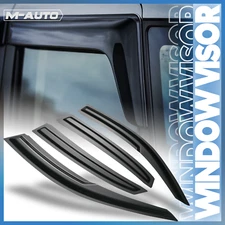 Smoke Window Visor Vent Wind Rain Deflector for 2016-2021 Honda Civic Hatchback