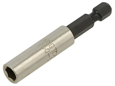 750-60 ''MAGNETIC BITS HOLDER FOR 1/4'''' SCREWDRIVERS 2 PIECES 60mm'' KING TONY