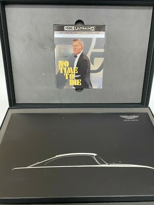 No Time to Die Limited Edition Gift Set (4K + Blu-ray + Digital) LE700 NEW   