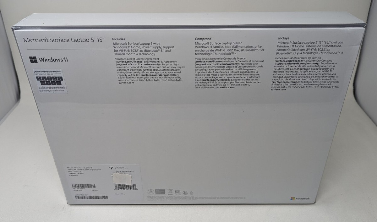 Microsoft Surface Laptop 5 15