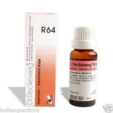 2 X Reckeweg Germany R64 Excessive Protein in Urine Drops Homeopathic Medicine