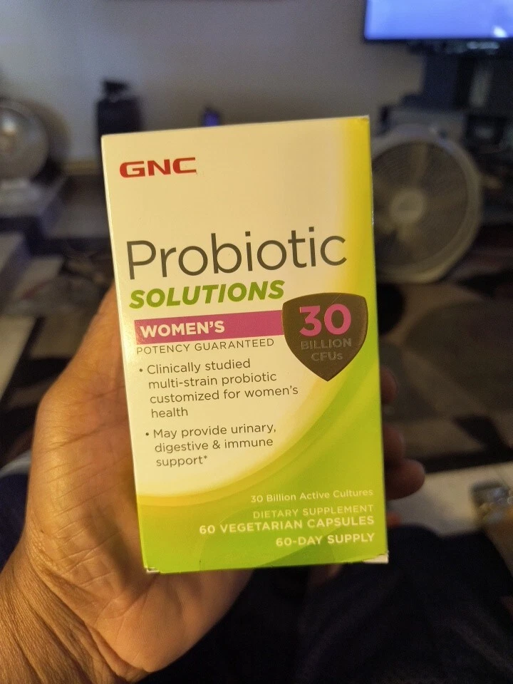 GNC Probiotic Solution’s 30 mil millones de UFC, 60 cápsulas vegetarianas, exp. 05/24 Foto 2 de 4