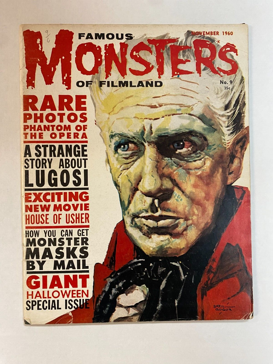 Vintage November 1960 Famous Monsters of Filmland - Vincent Price