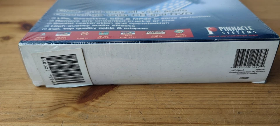 Steinberg Clean 5.0 Restoration & CD Burning Software Plus Leads - Still Sealed - Image 3 of 4