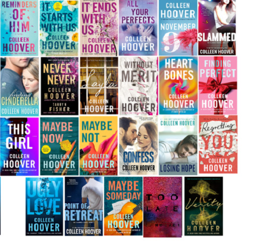 Colleen Hoover A Novel by Colleen Hoover 23 Book Set Trade