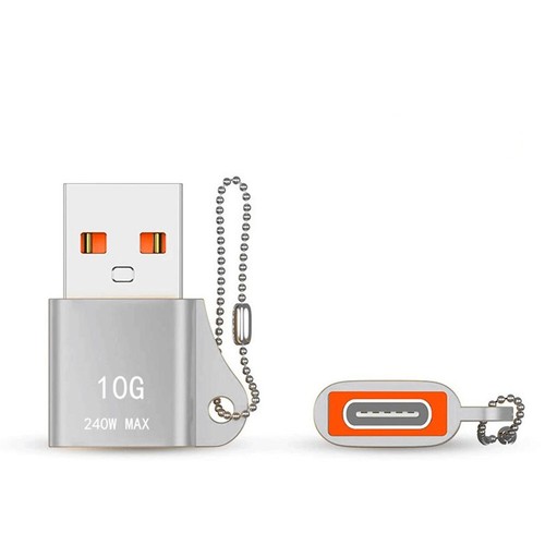 Easily Connect Devices with the 240W USB C to USBA Adapter and Keychain - Photo 5 sur 15