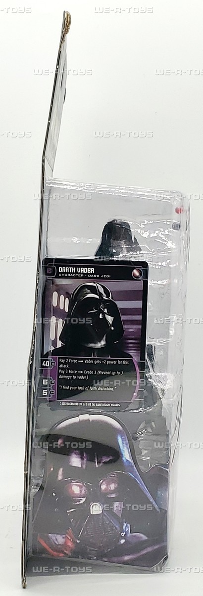 Star Wars Unleashed Darth Vader Figure with Trading Card Star Wars Unleashed Darth Vader Figure with Trading Card
